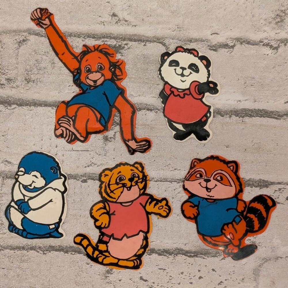 Vtg Shirt Tales Reusable Stickers